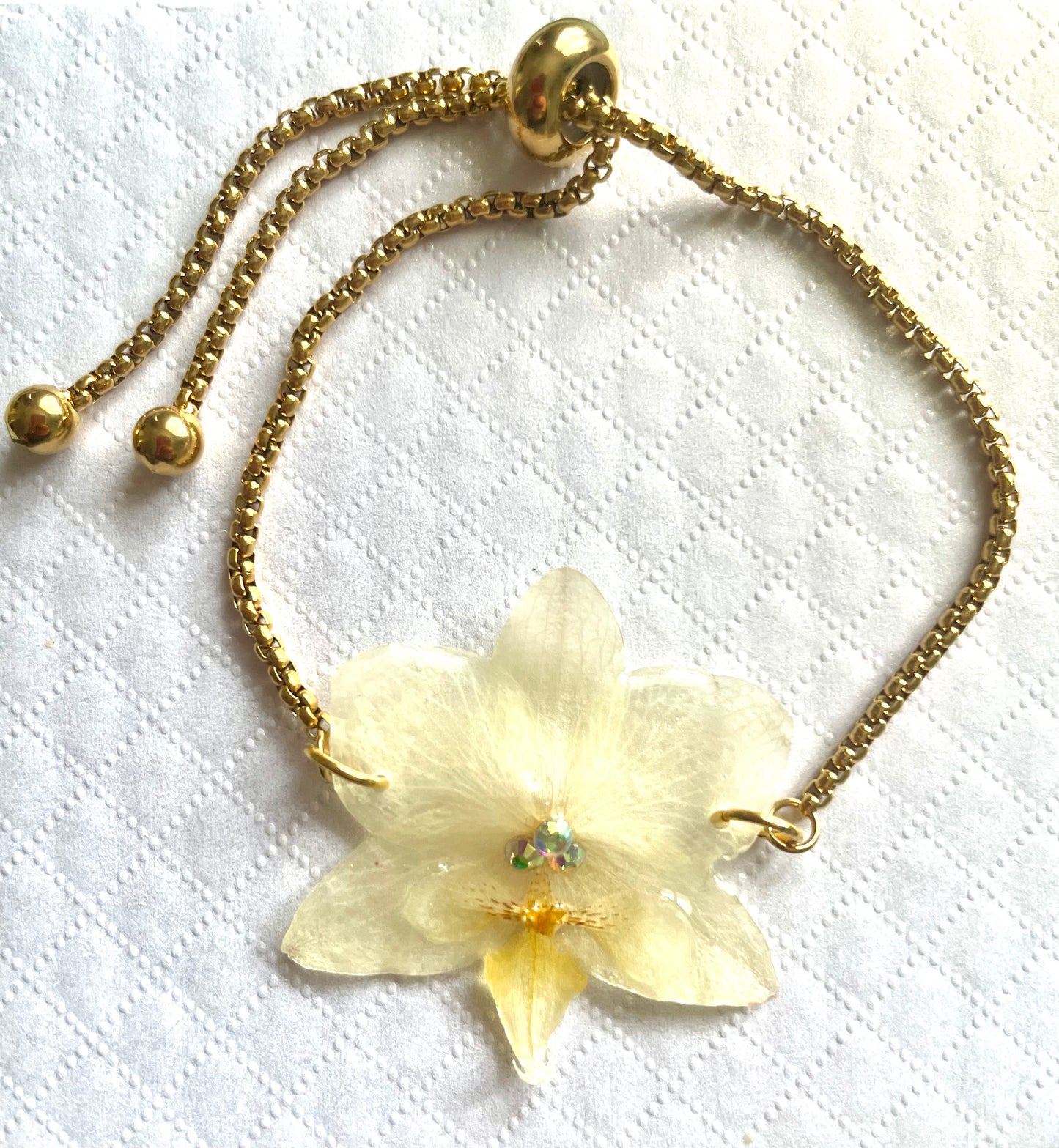 Bracelet mini orchidée Laia