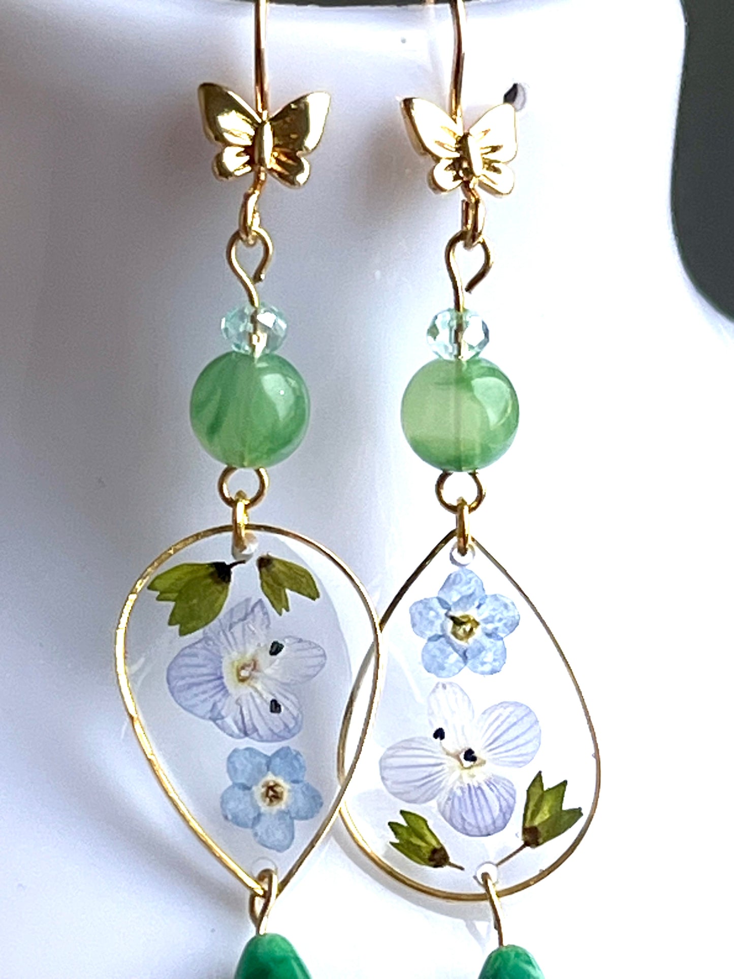 Boucles d’oreilles « Papillon des Fleurs »