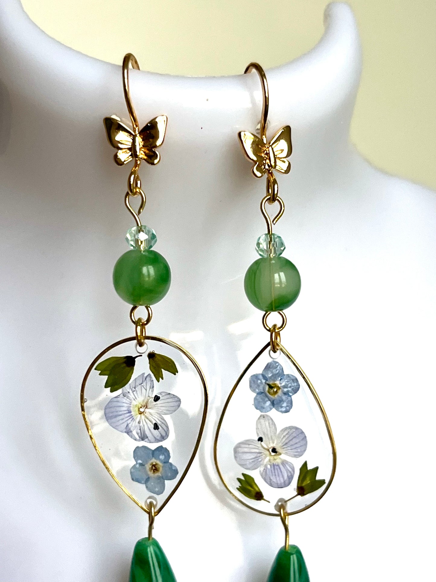 Boucles d’oreilles « Papillon des Fleurs »