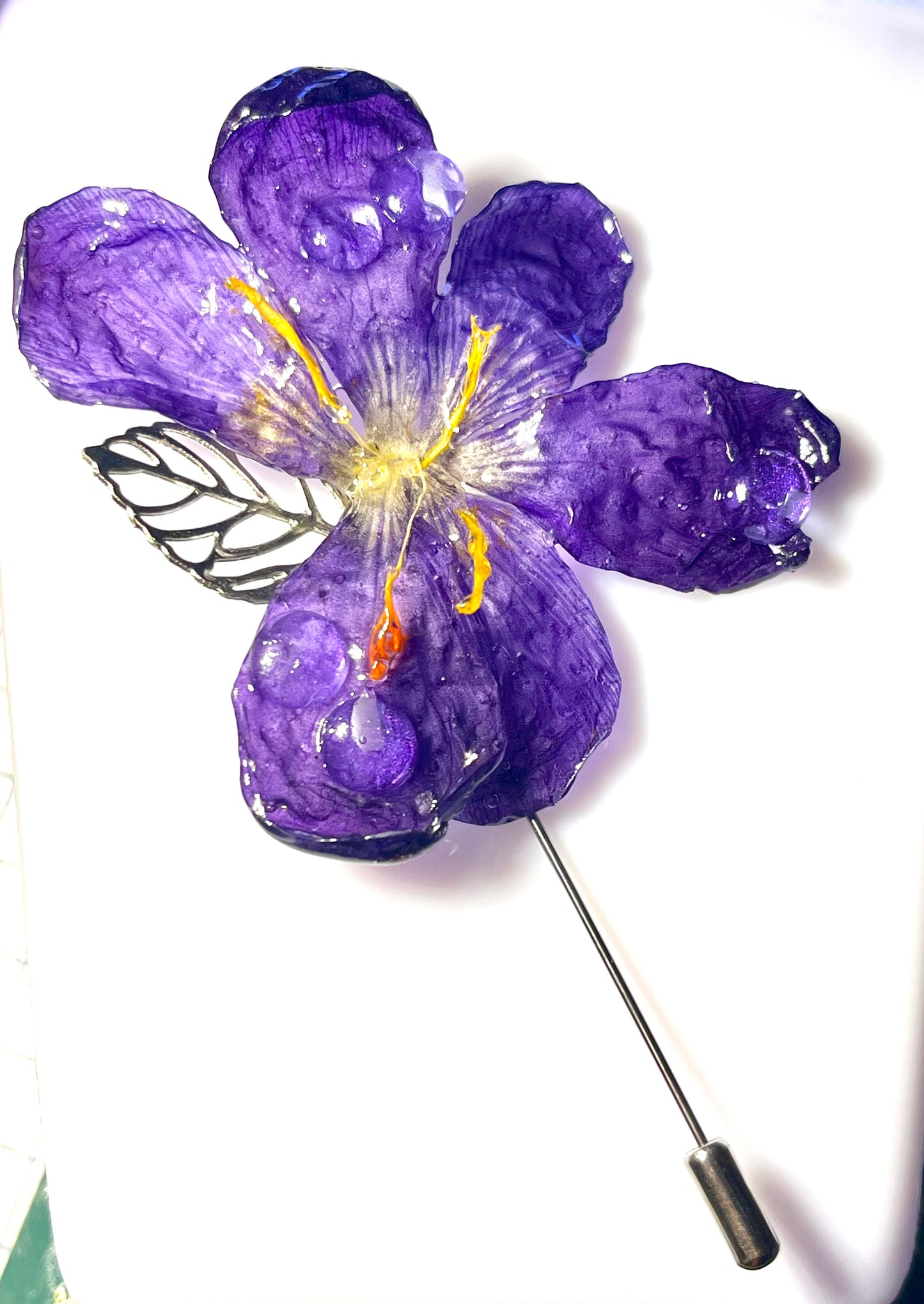 Épingle broche fleur de Crocus