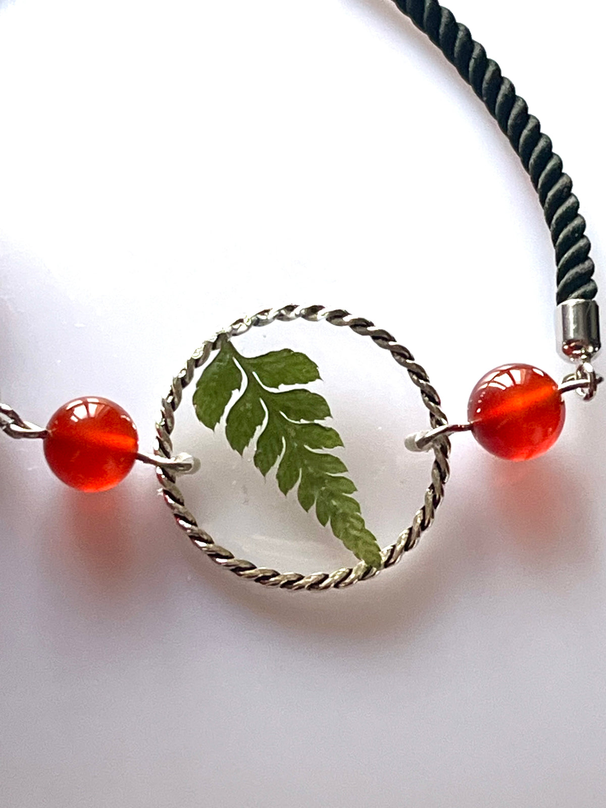 Bracelet Fougère & Cornaline