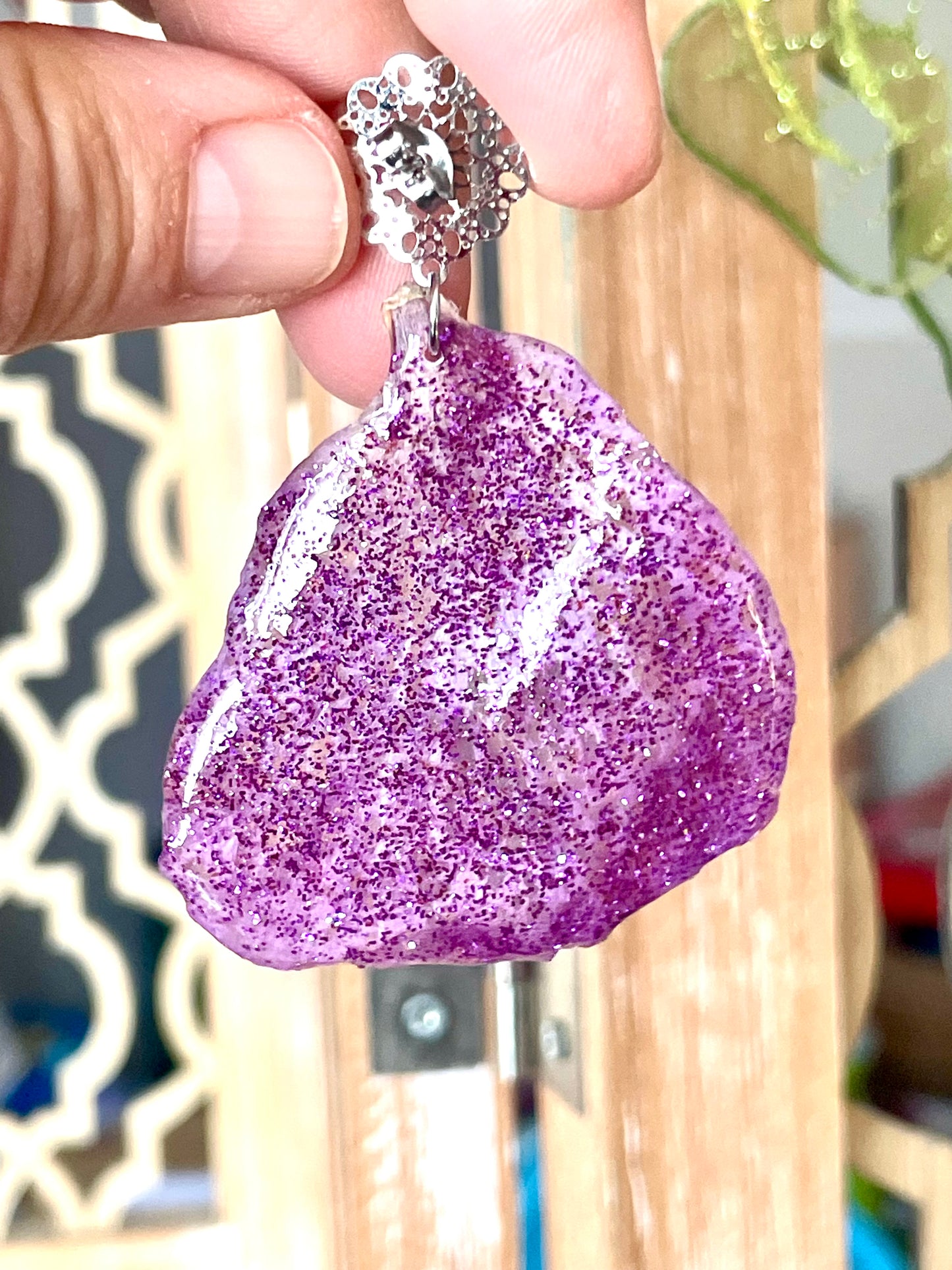 Boucles d’oreilles pétales Hibiscus