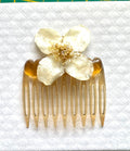 Parure bijoux fleurs de seringat pailletées & zircon - Aux fleurs de Chloé Parure bijoux fleurs de seringat pailletées & zircon Parure bijoux Parure bijoux