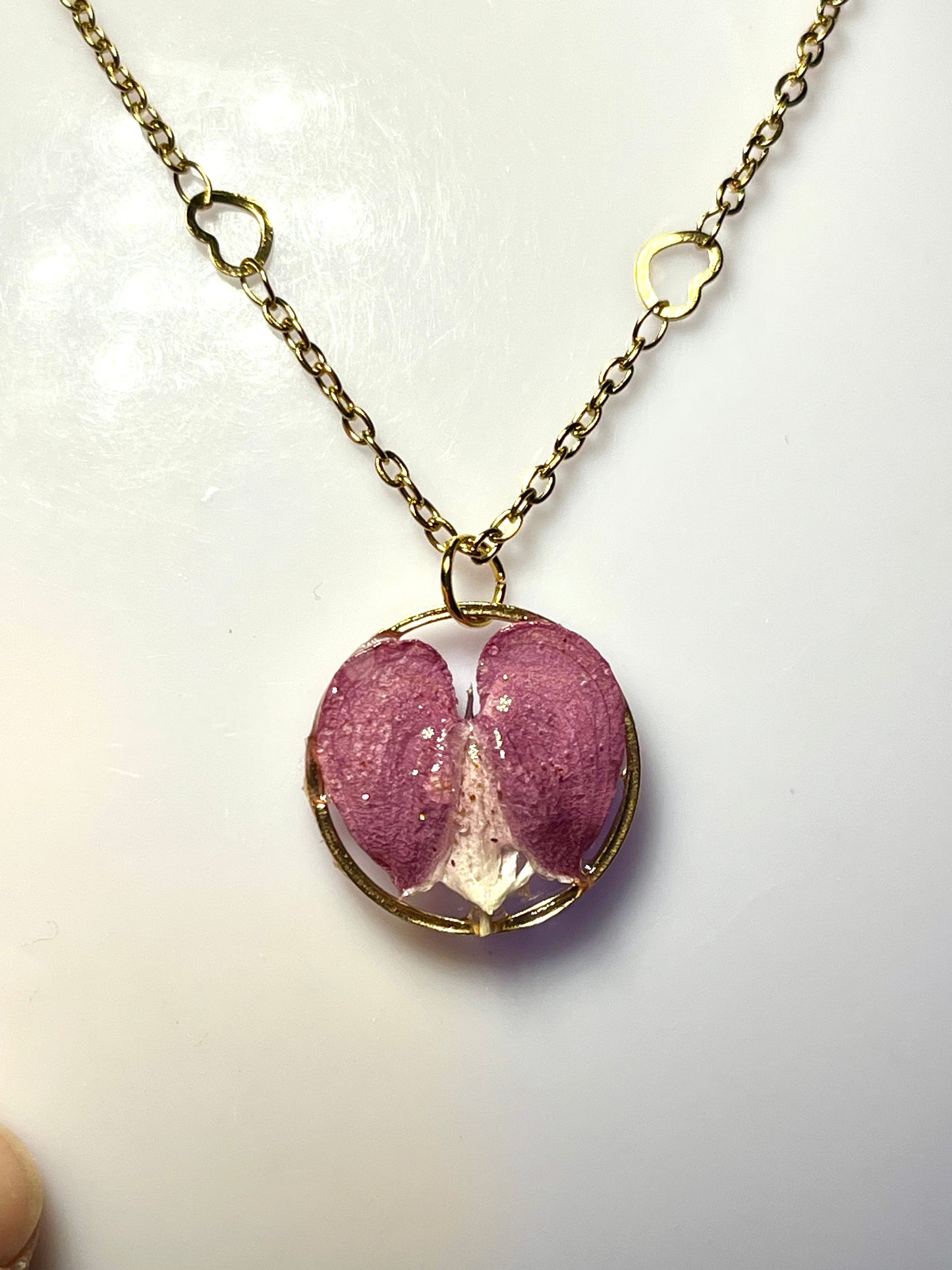 Collier fleur de Cœur de Marie