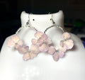 Boucles d’oreilles Hortensias mauves & strass - Aux fleurs de Chloé Boucles d’oreilles Hortensias mauves & strass Boucles d’oreilles Boucles d’oreilles