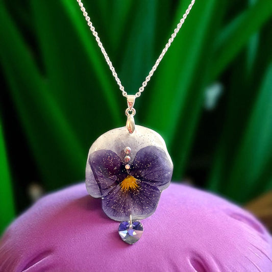 Collier grande Pensée Fantasia