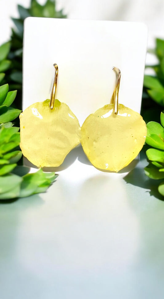 Boucles d’oreilles Pétales de Narcisse