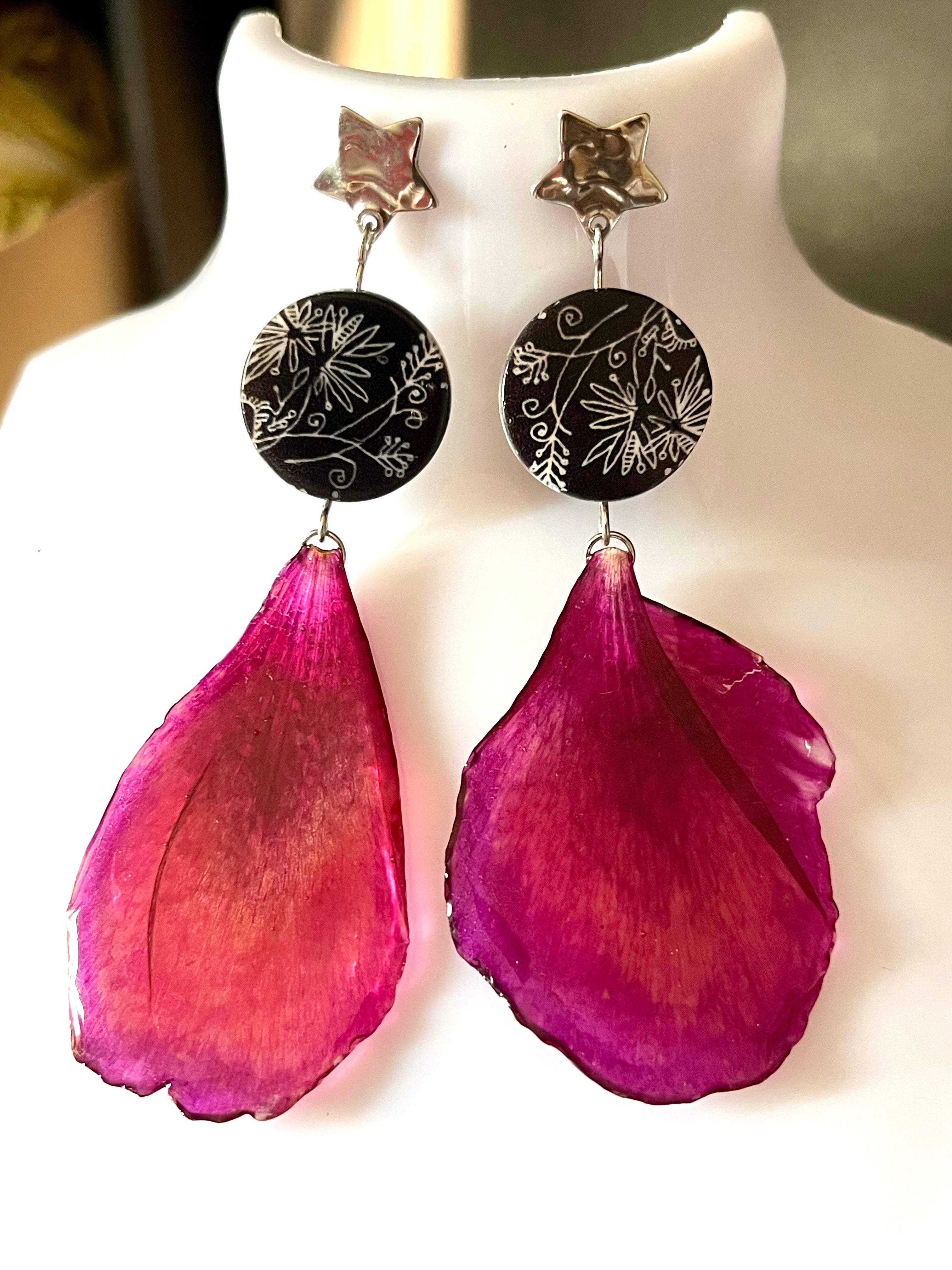 Boucles d’oreilles Éclat de Camélia