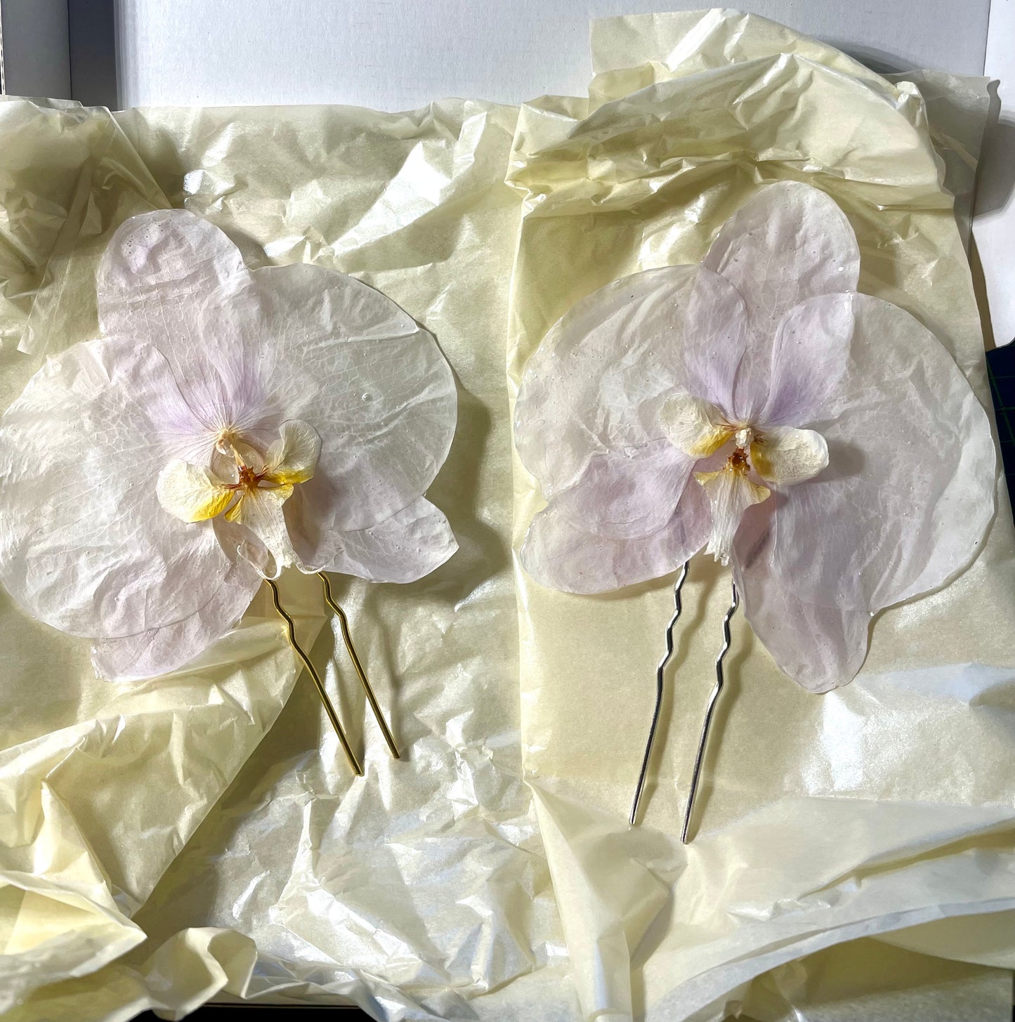 Épingles cheveux Orchidées