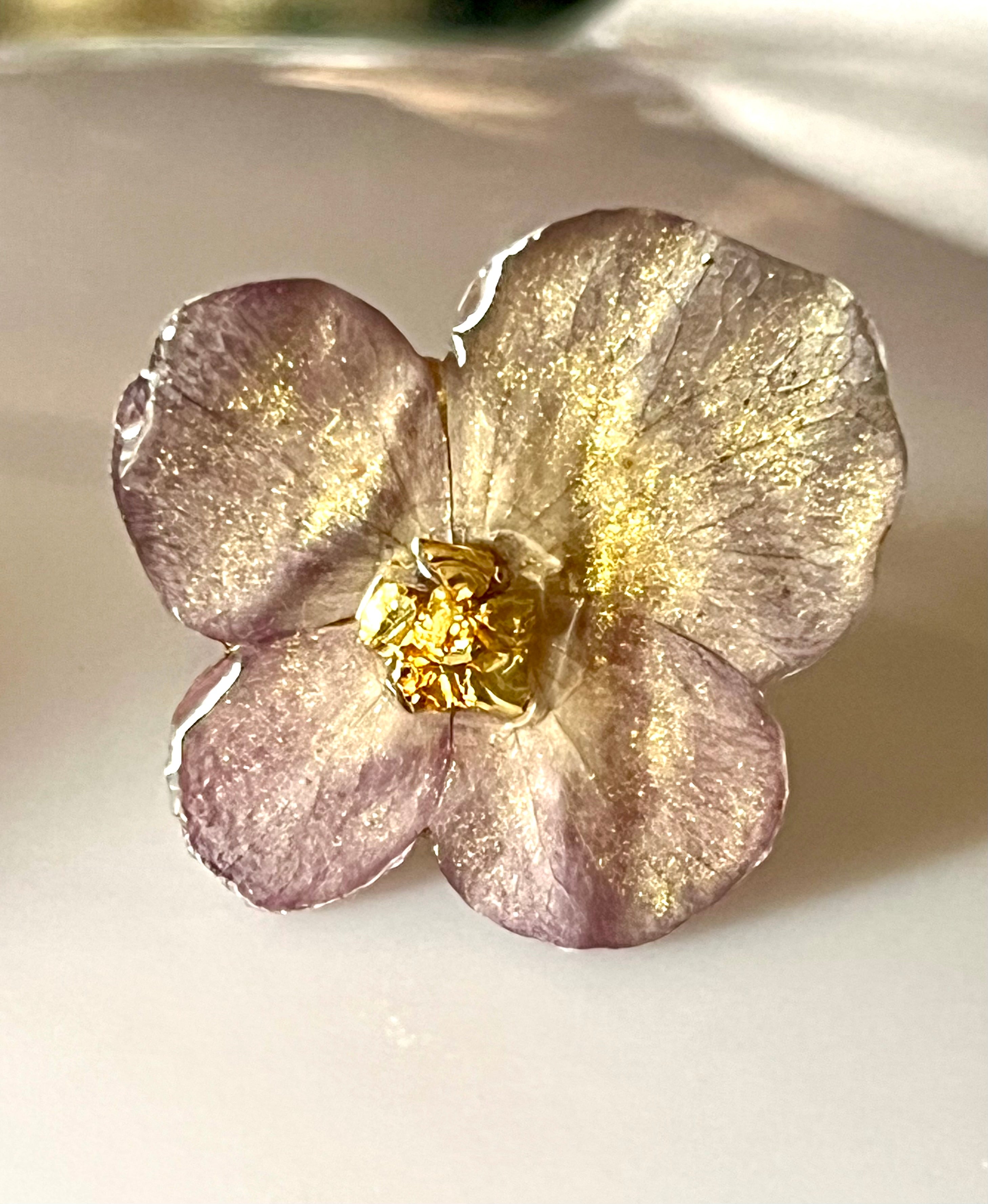 Bague hortensia naturel