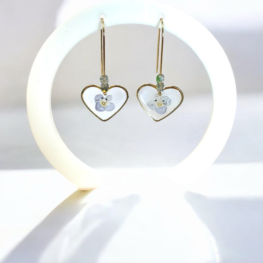 Boucles d’oreilles cœurs de Véronique