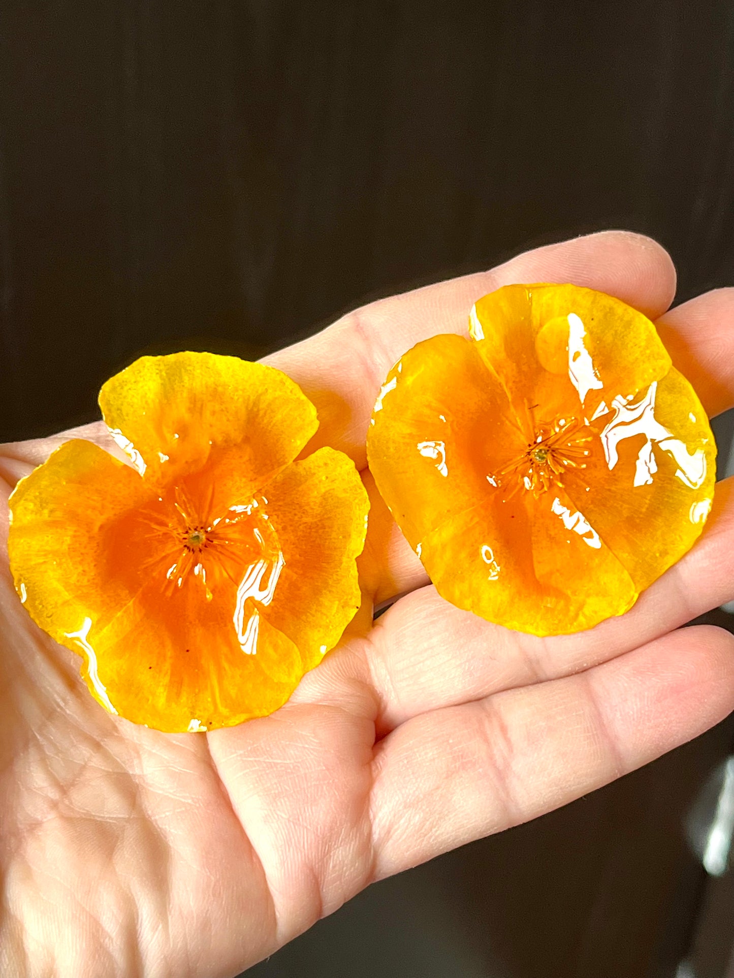 🌼 Boucles d’oreilles Fleurs de Pavot
