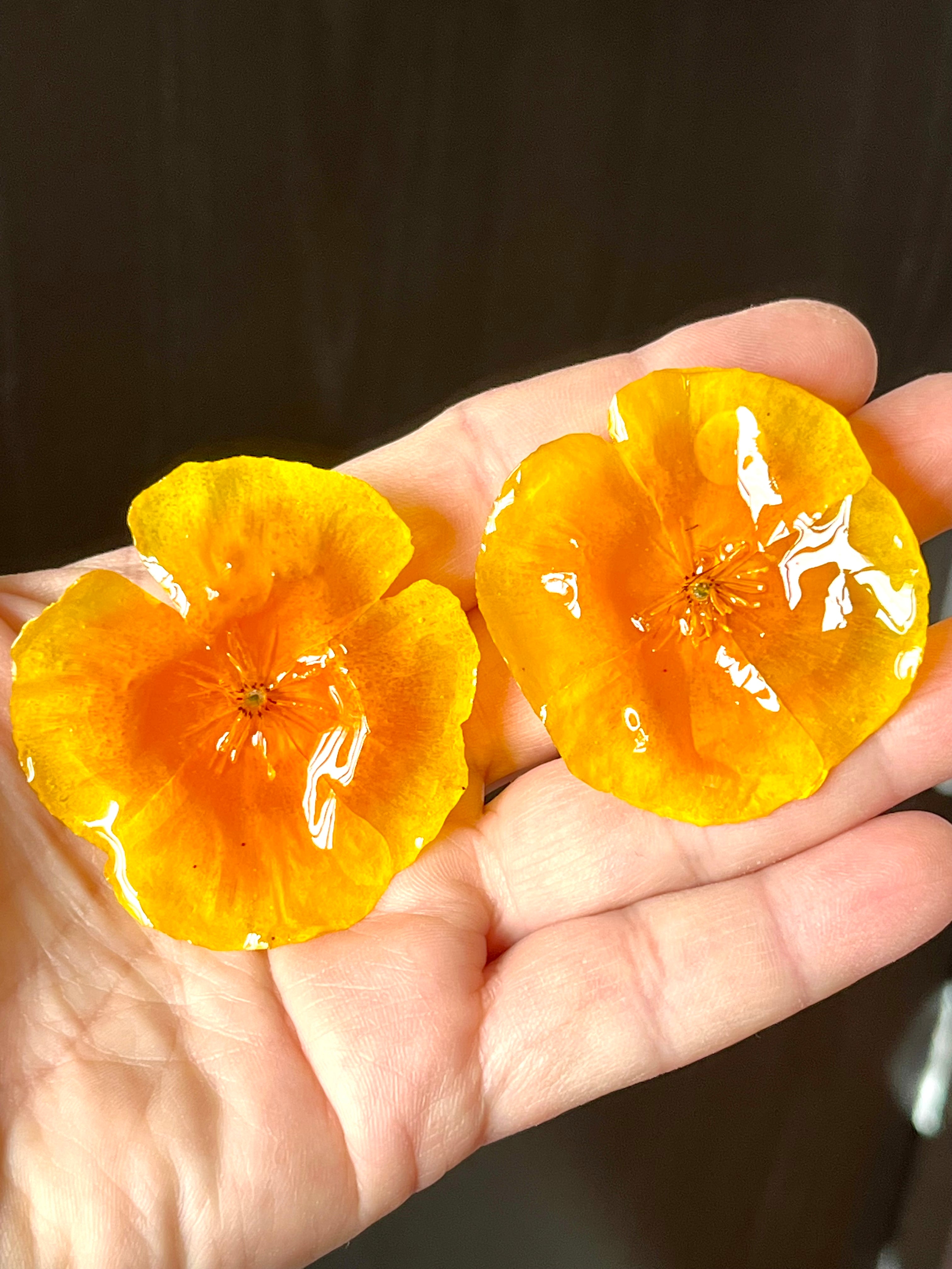 🌼 Boucles d’oreilles Fleurs de Pavot