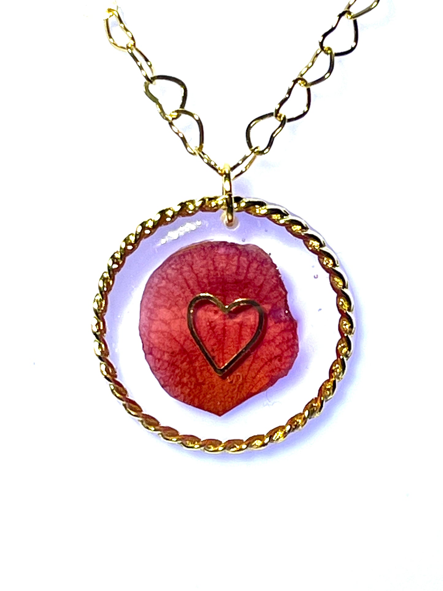 Collier pétale de Camélia