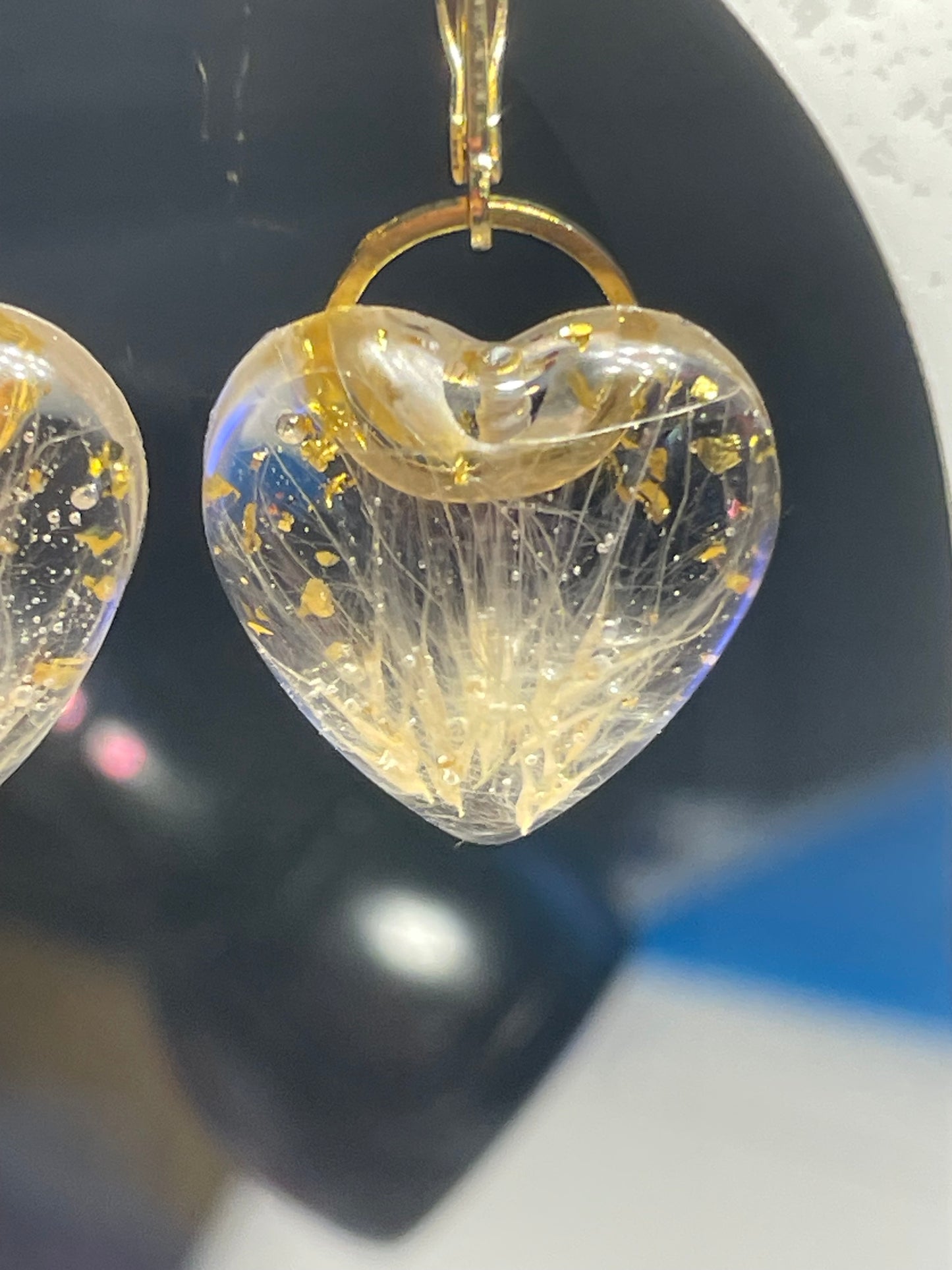 Boucles d’oreilles cœurs de Pampa - Aux fleurs de Chloé Boucles d’oreilles cœurs de Pampa Boucles d’oreilles Boucles d’oreilles