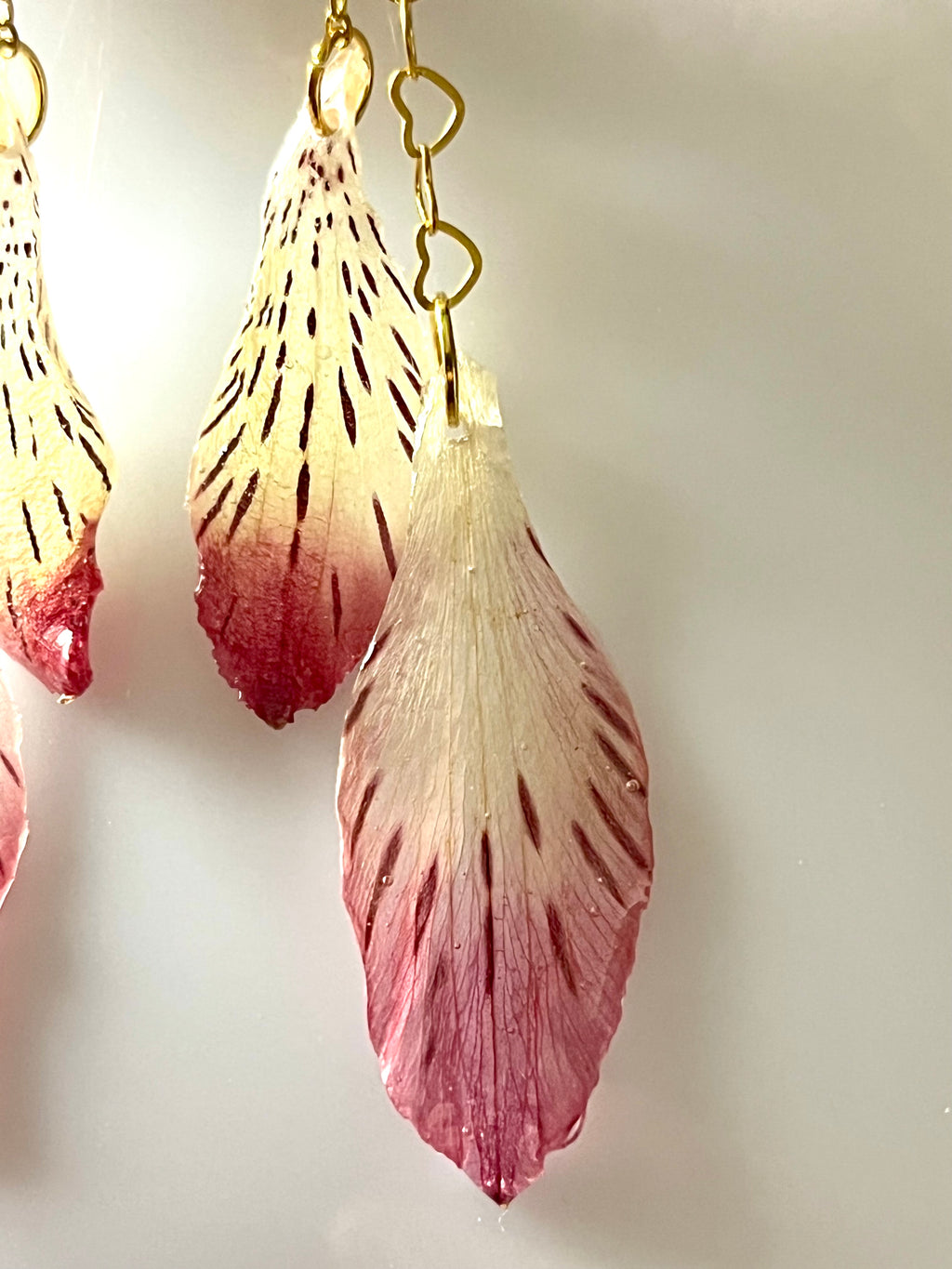 Boucles d’oreilles Éclat d’Alstroemeria