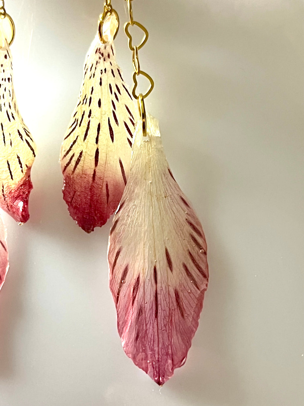 Boucles d’oreilles Éclat d’Alstroemeria