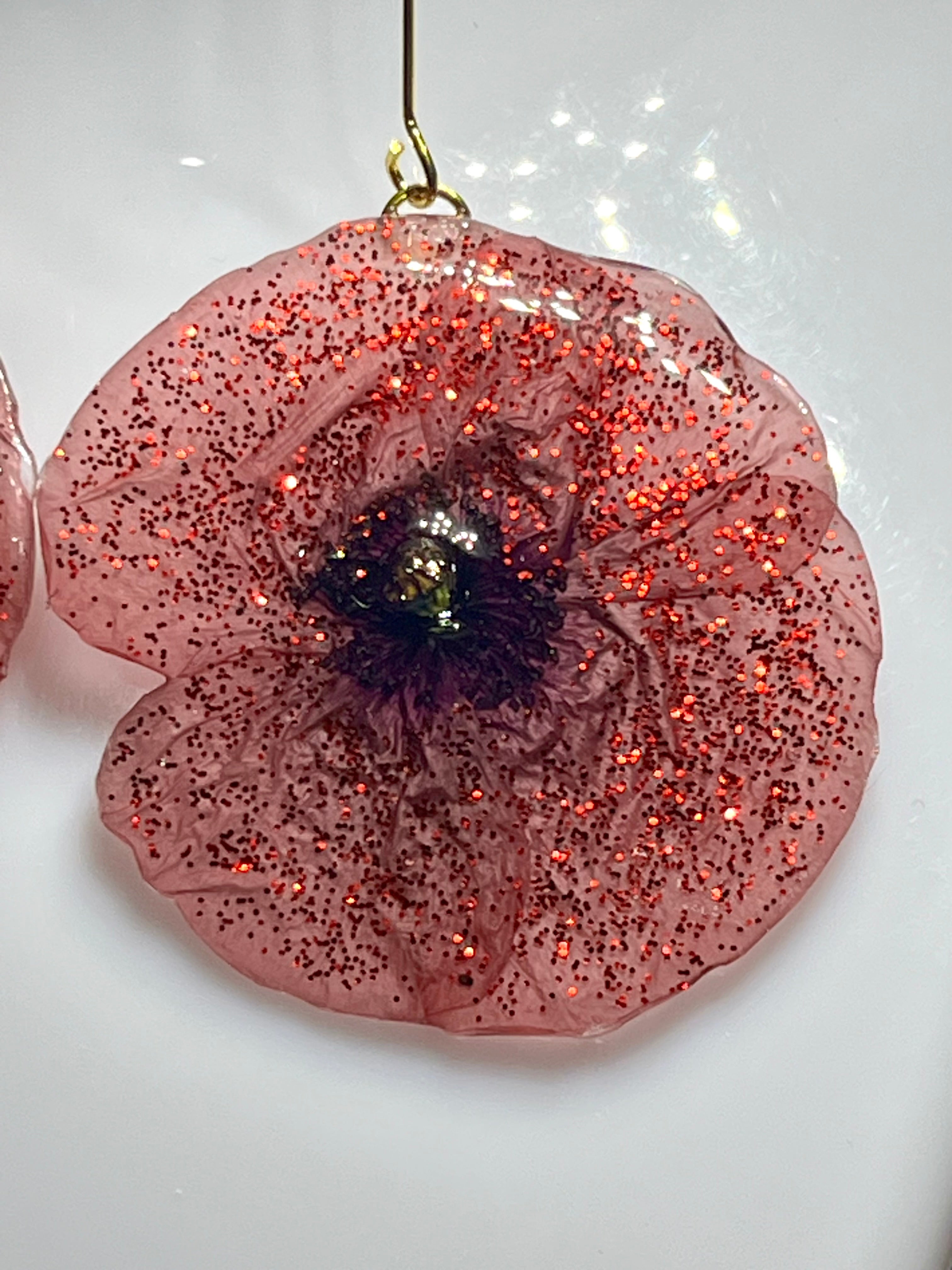 Boucles d’oreilles Éclat de Coquelicot