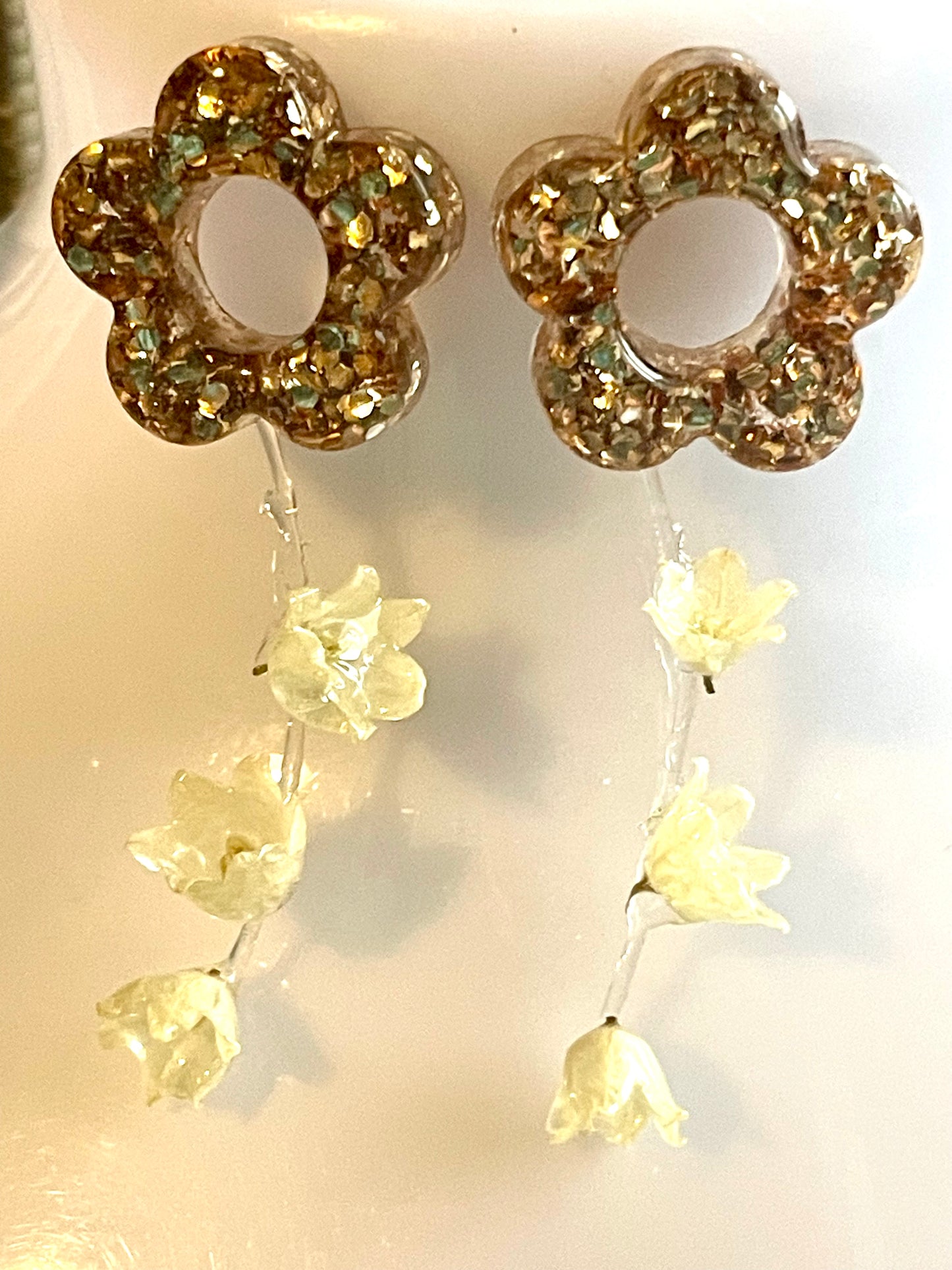 Boucles d’oreilles Muguet de Noël