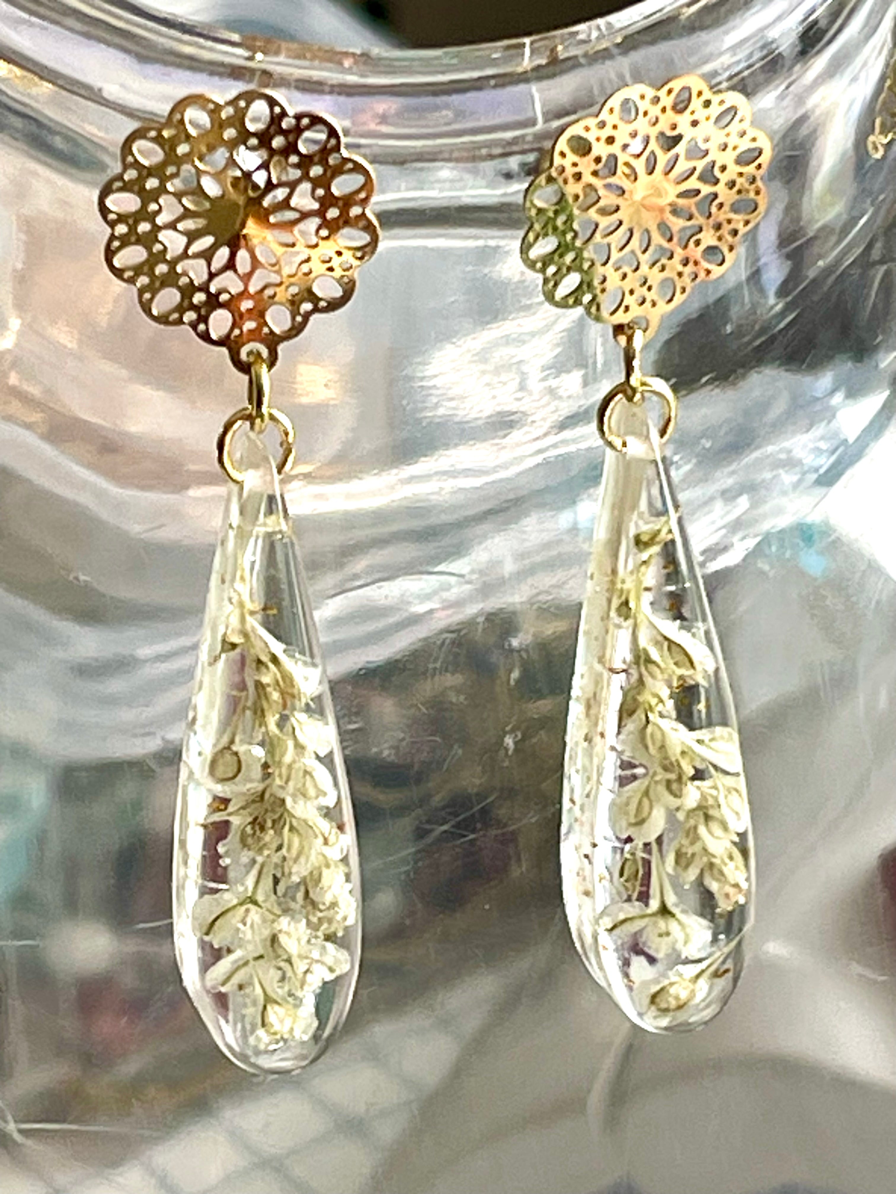 Parure bijoux Renouée blanche - Aux fleurs de Chloé Parure bijoux Renouée blanche Parure bijoux Parure bijoux
