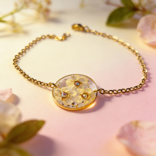 Bracelet trio fleurs de sureau - Aux fleurs de Chloé Bracelet trio fleurs de sureau Bracelet Bracelet