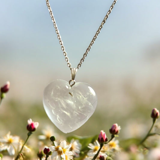 Pendentif cœur Pissenlit