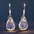 Boucles d’oreilles gouttes de Bleuet - Aux fleurs de Chloé Boucles d’oreilles gouttes de Bleuet Boucles d’oreilles Boucles d’oreilles