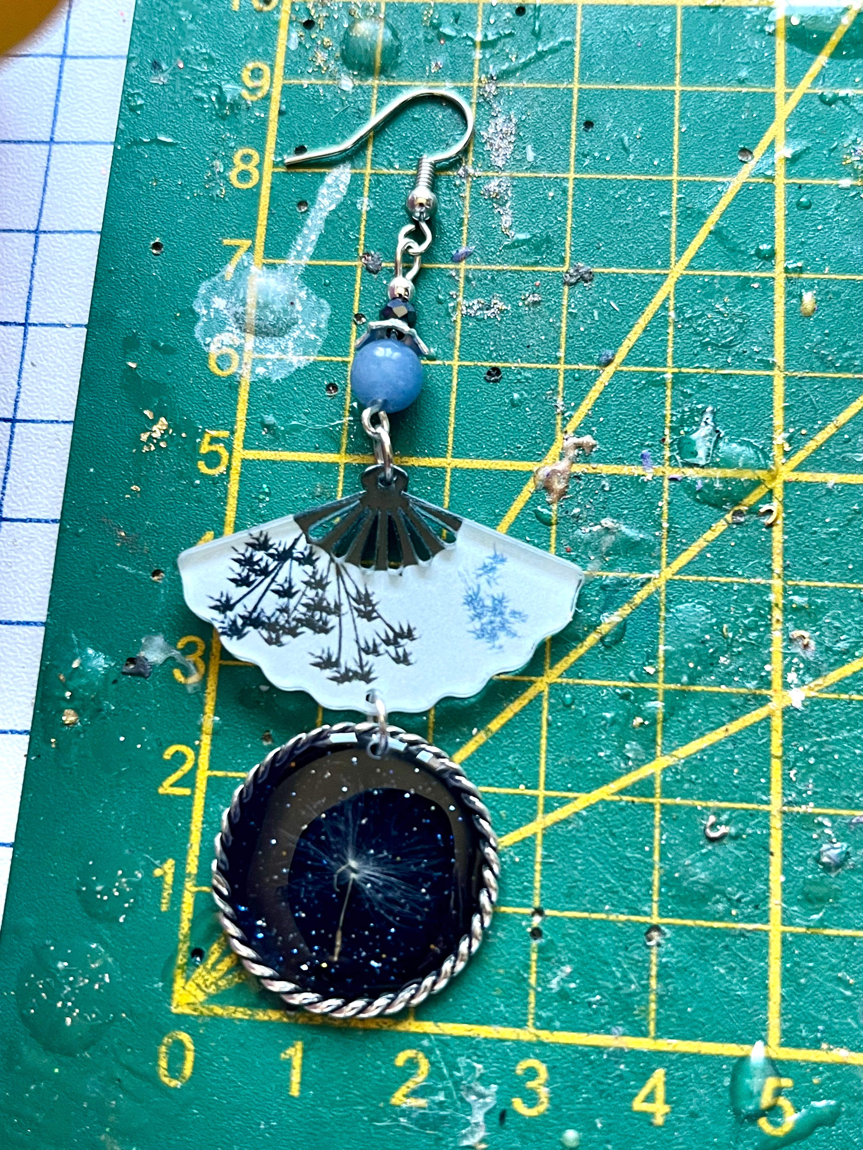 "Celestial Fan" Earrings