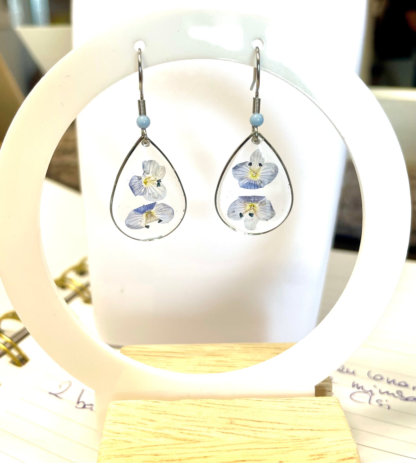 Boucles d’oreilles larmes de  Véroniques