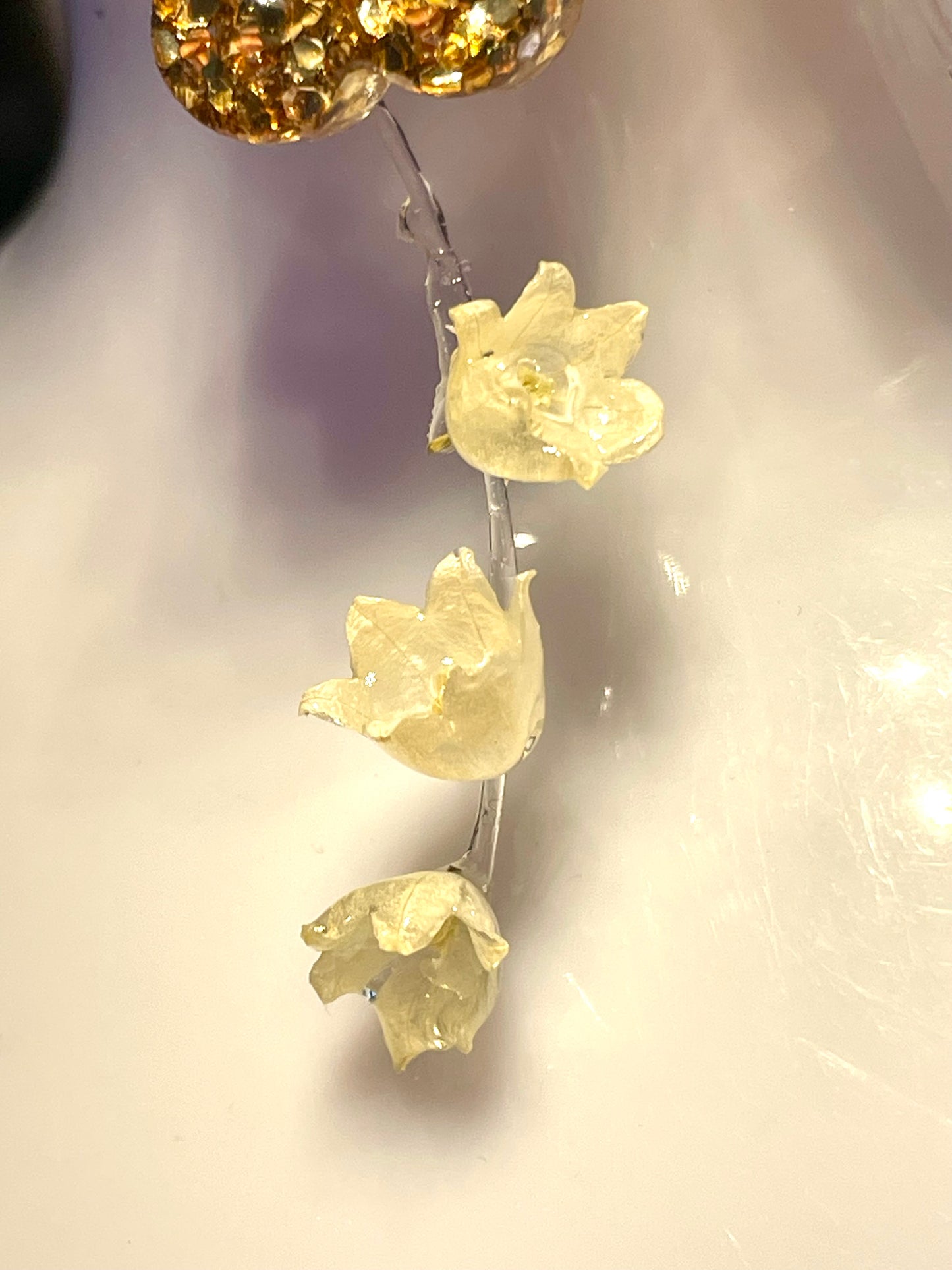 Boucles d’oreilles Muguet de Noël