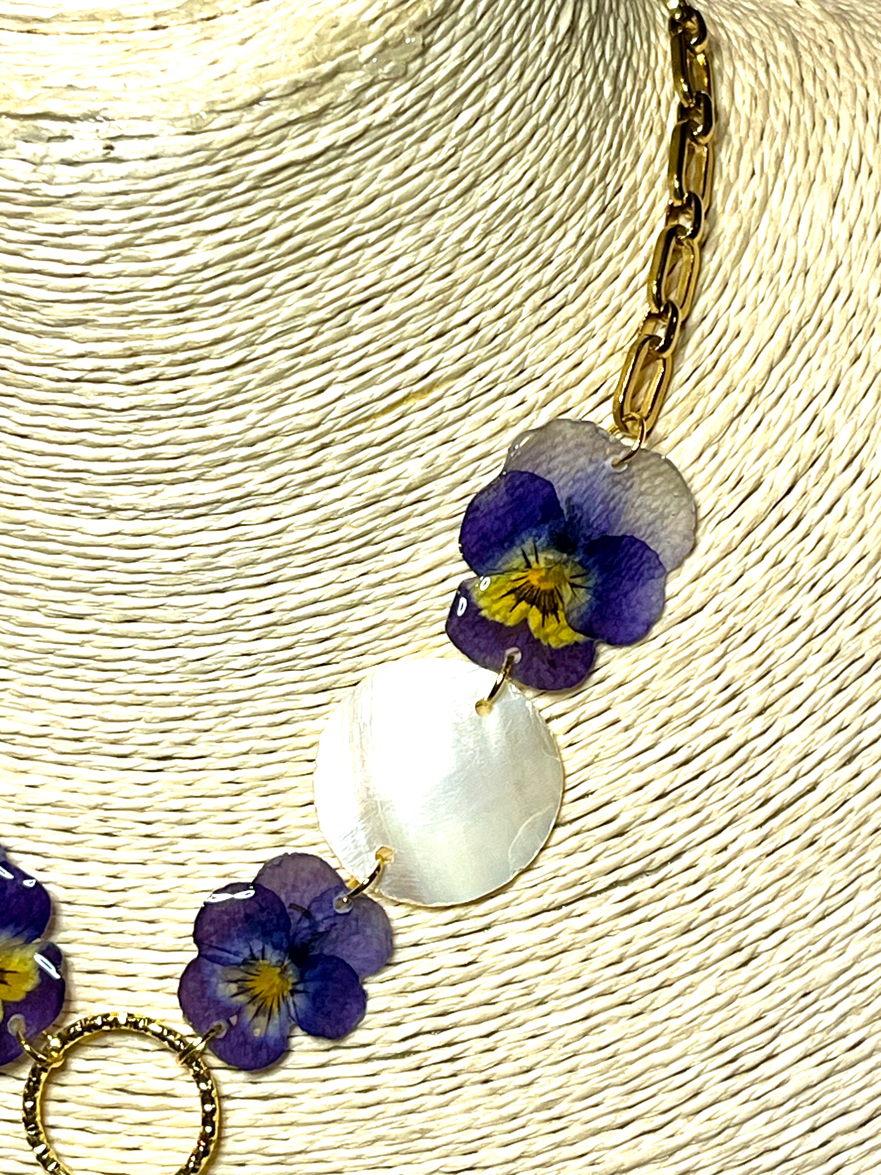 Collier Étoile Marine Florale