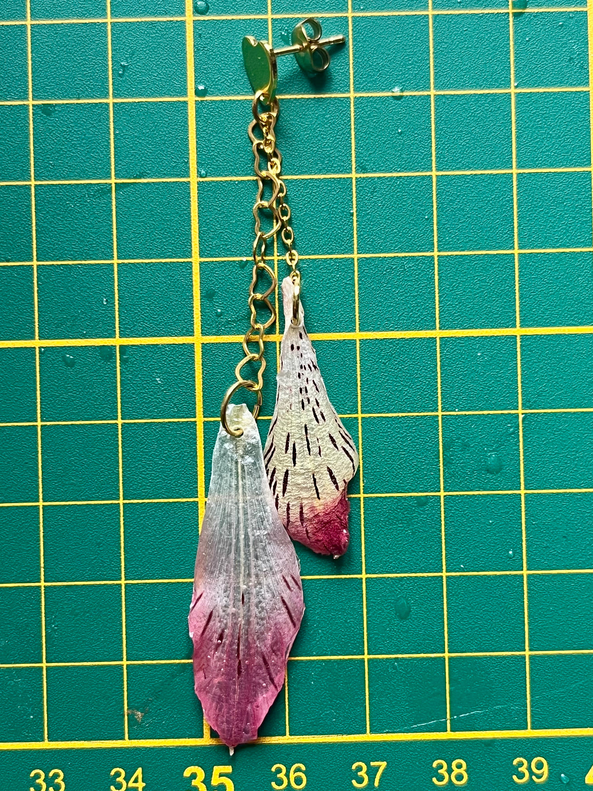 Boucles d’oreilles Éclat d’Alstroemeria