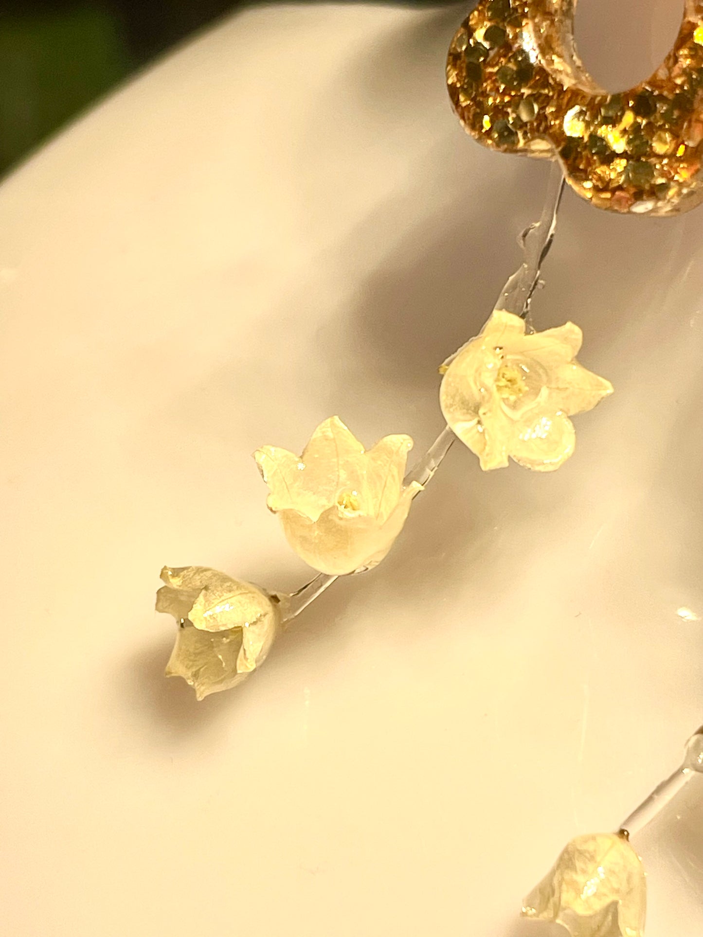 Boucles d’oreilles Muguet de Noël