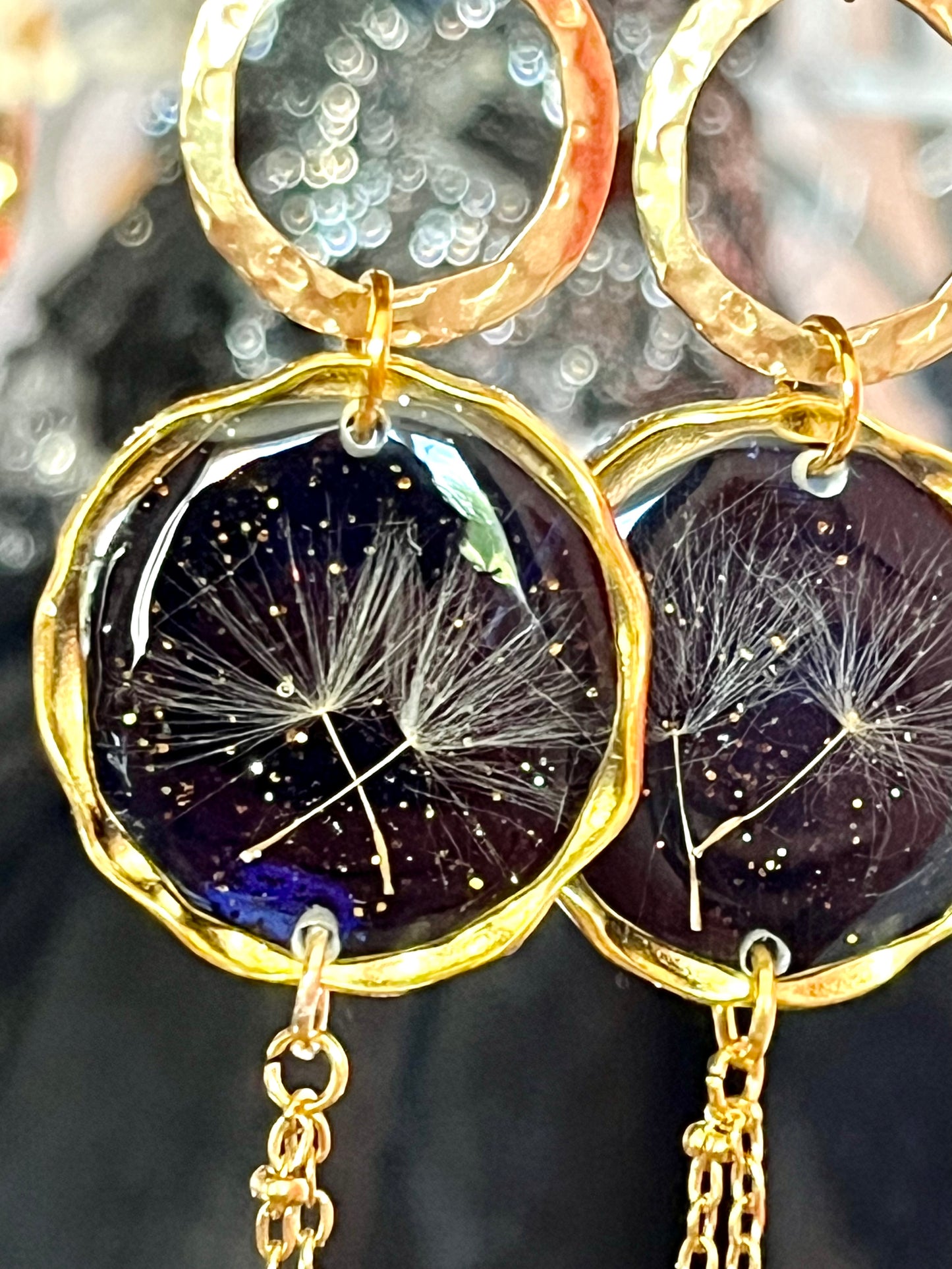 Boucles d’oreilles « Éclat de Pissenlit