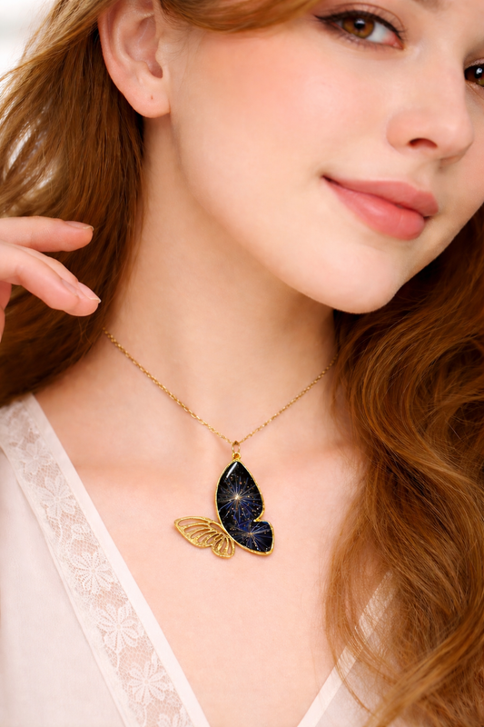 🌼 Collier Pissenlit naturel – Bijou poétique & intemporel