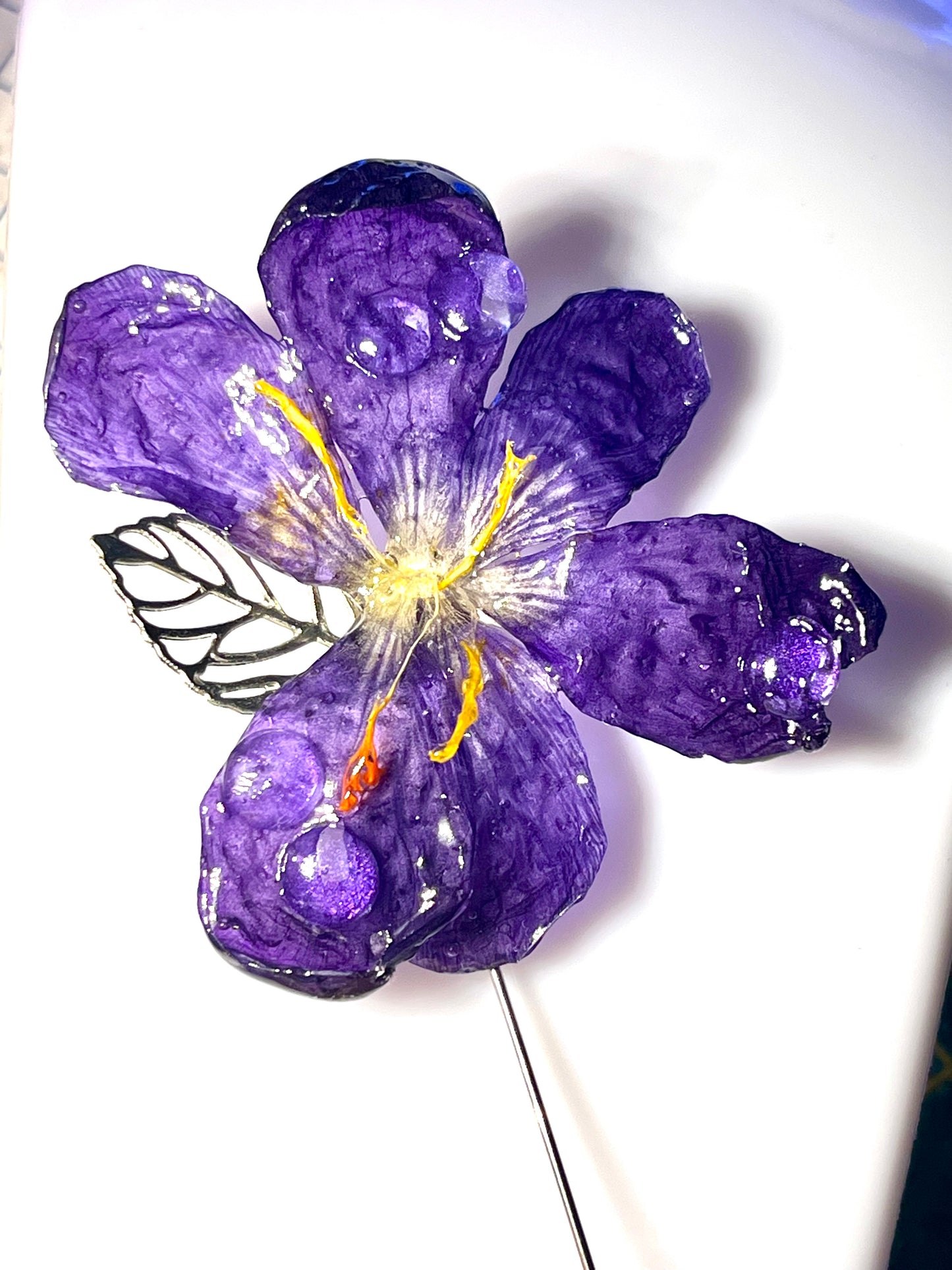 Épingle broche fleur de Crocus