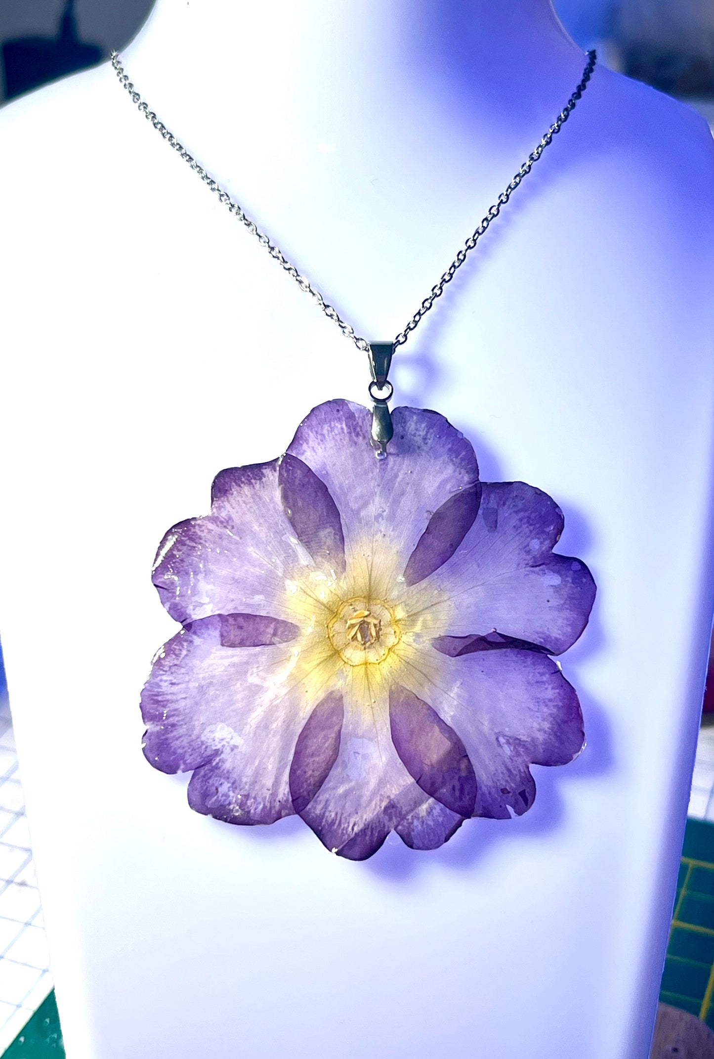 Collier grande fleur de Primevère