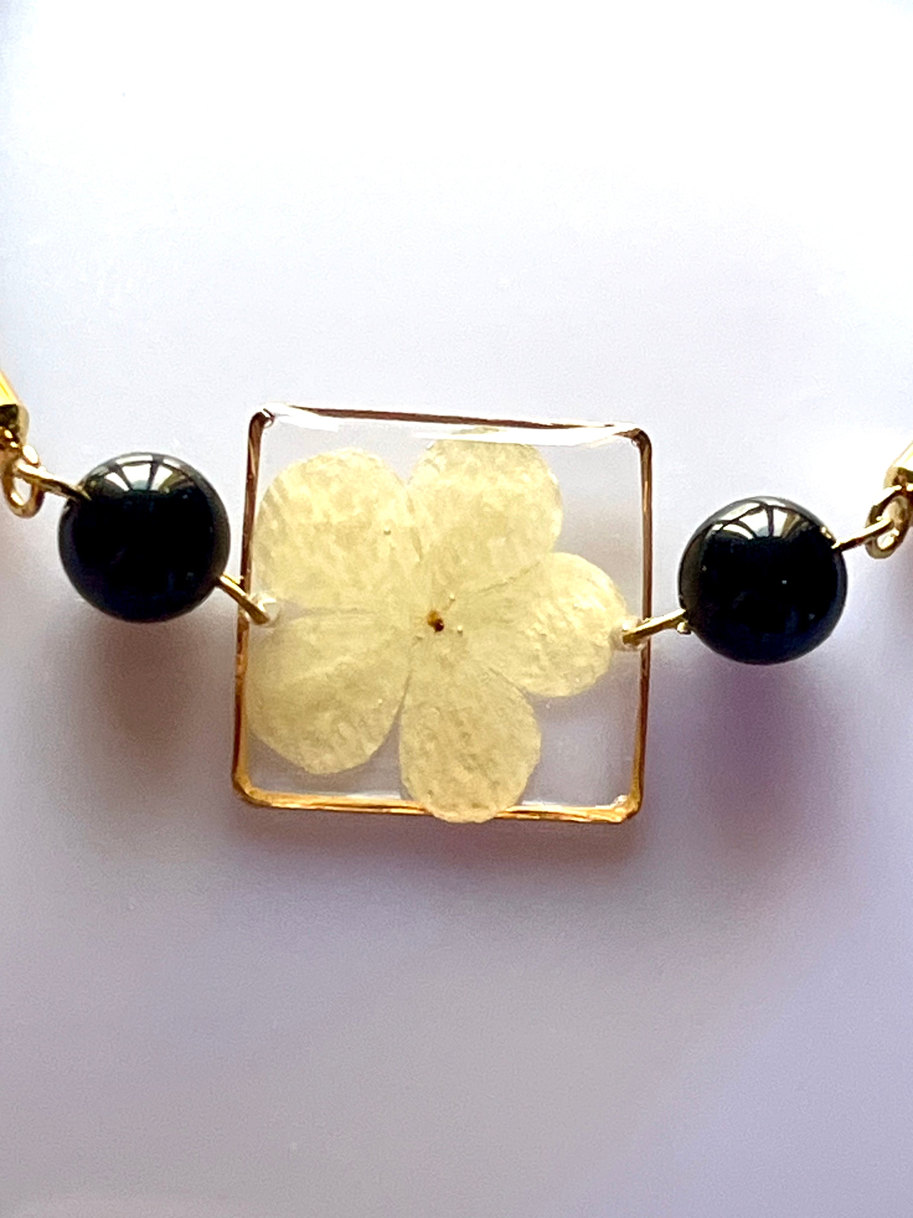 Bracelet Hortensia & Agathe noire