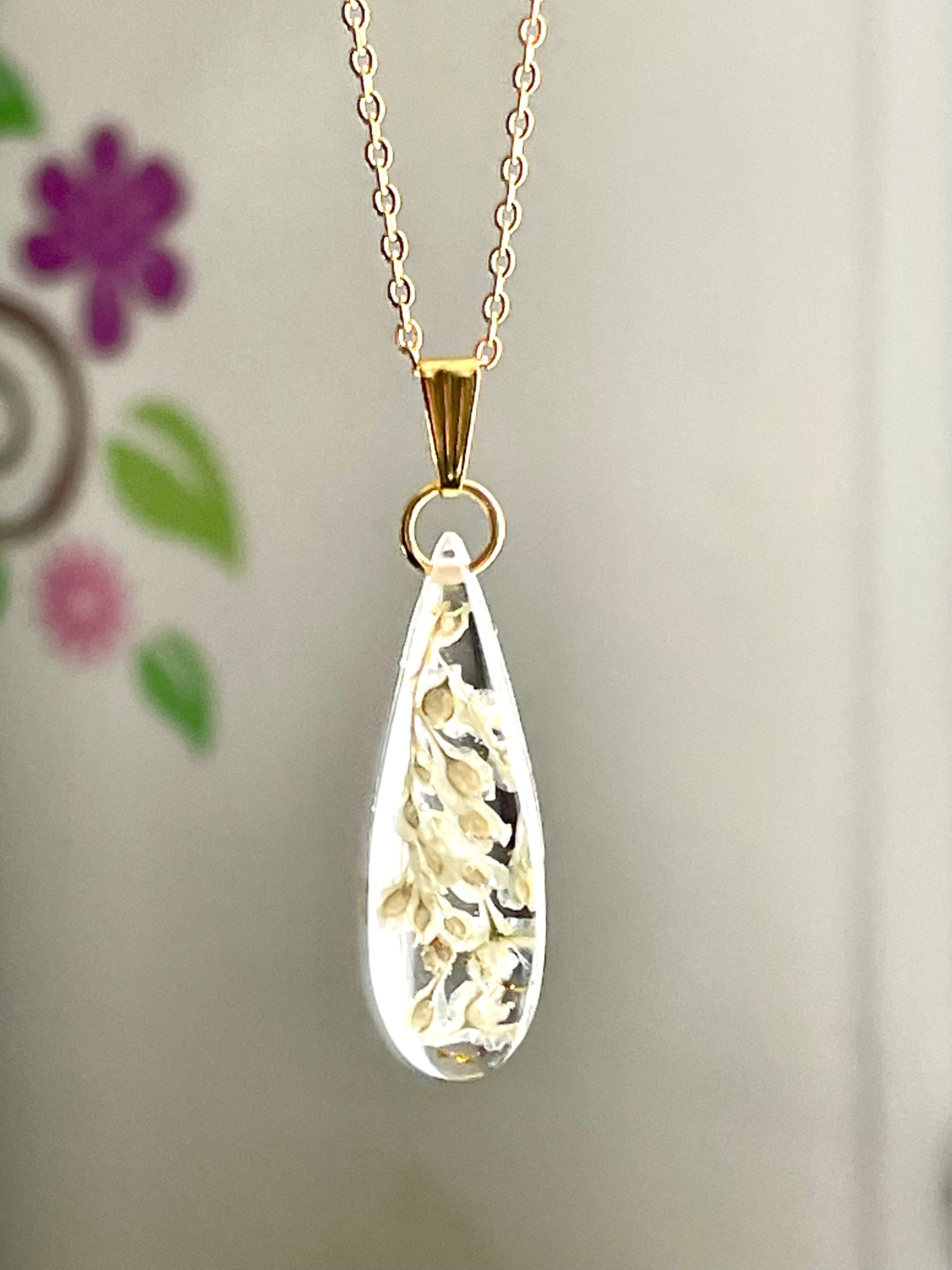 Parure bijoux Renouée blanche