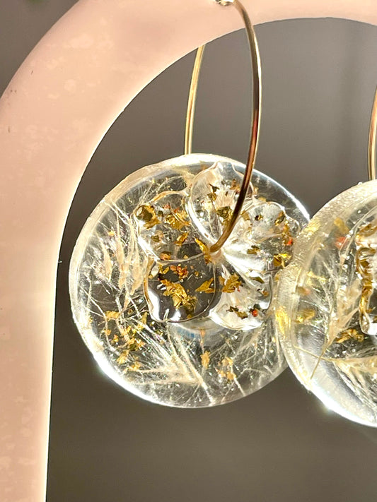 Boucles d’oreilles doubles pampilles donut pampa - Aux fleurs de Chloé Boucles d’oreilles doubles pampilles donut pampa Boucles d’oreilles Boucles d’oreilles