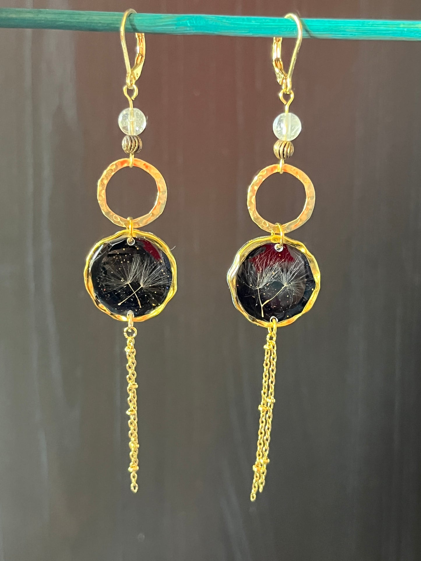 Boucles d’oreilles « Éclat de Pissenlit