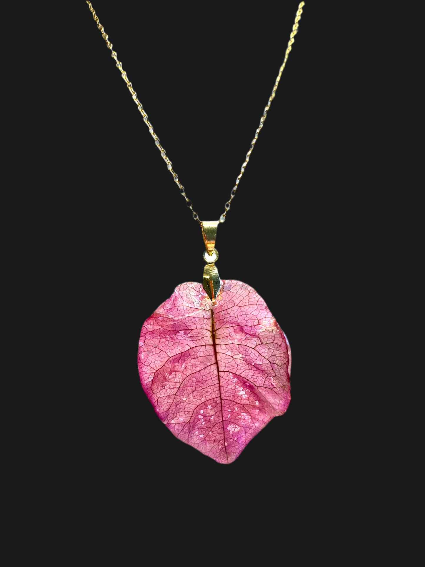 Collier fleur de Bougainvilliers