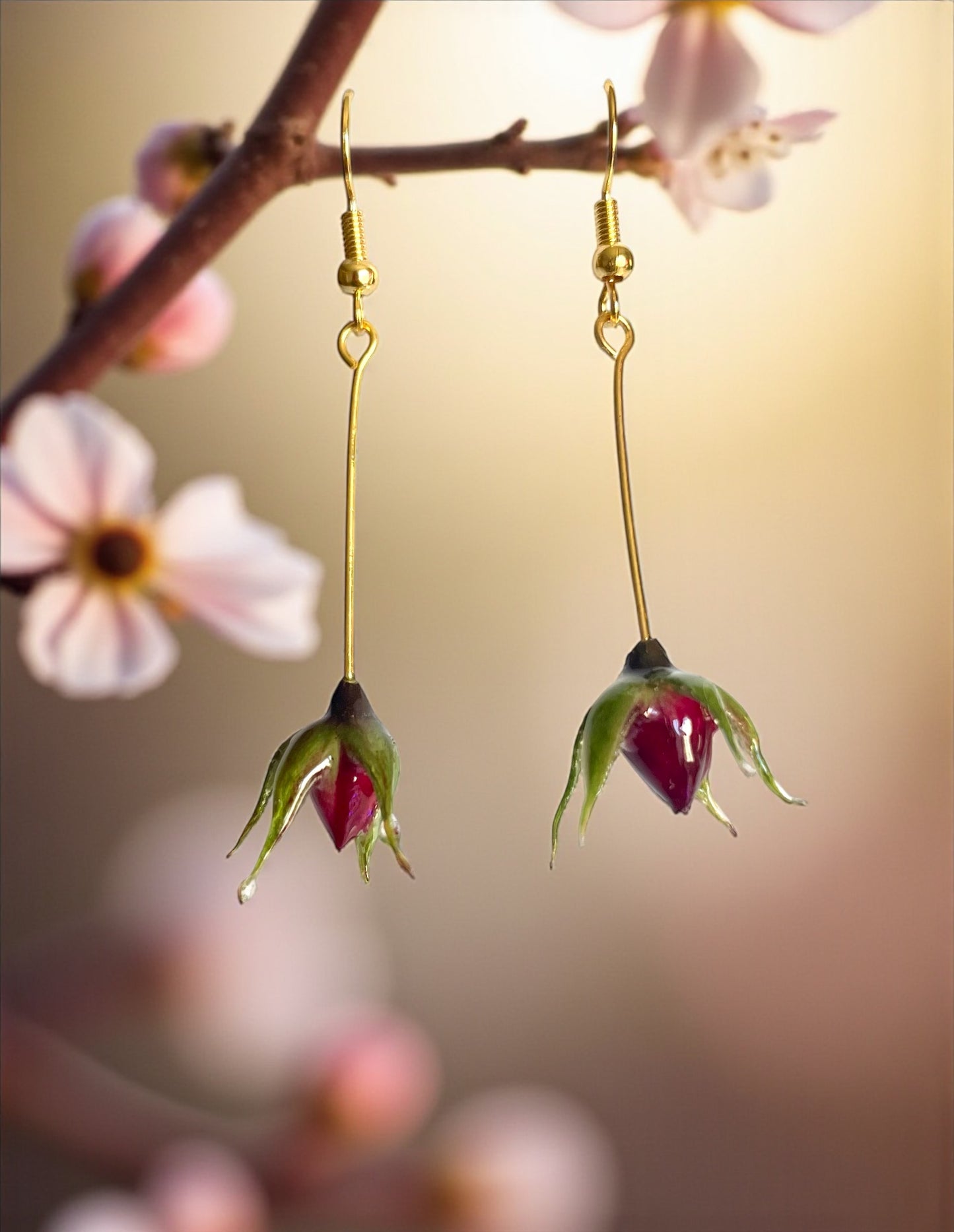 Boucles d’oreilles Boutons de Rose 🌹
