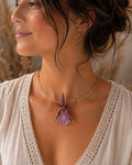 Collier Orchidée Araignée Éternelle – Fleur naturelle résinée