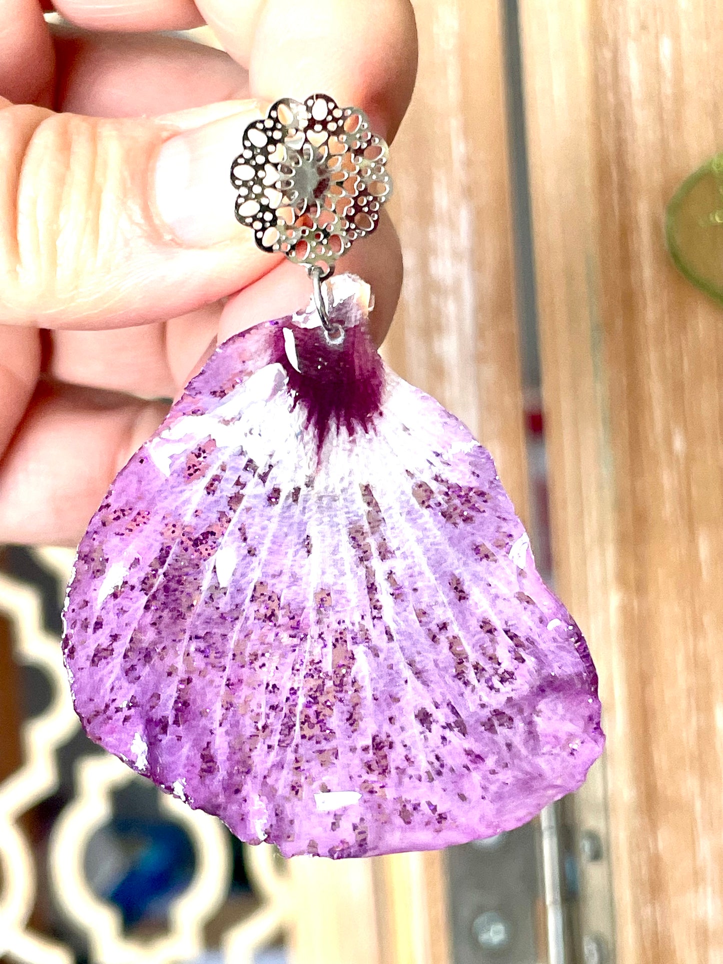 Boucles d’oreilles pétales Hibiscus