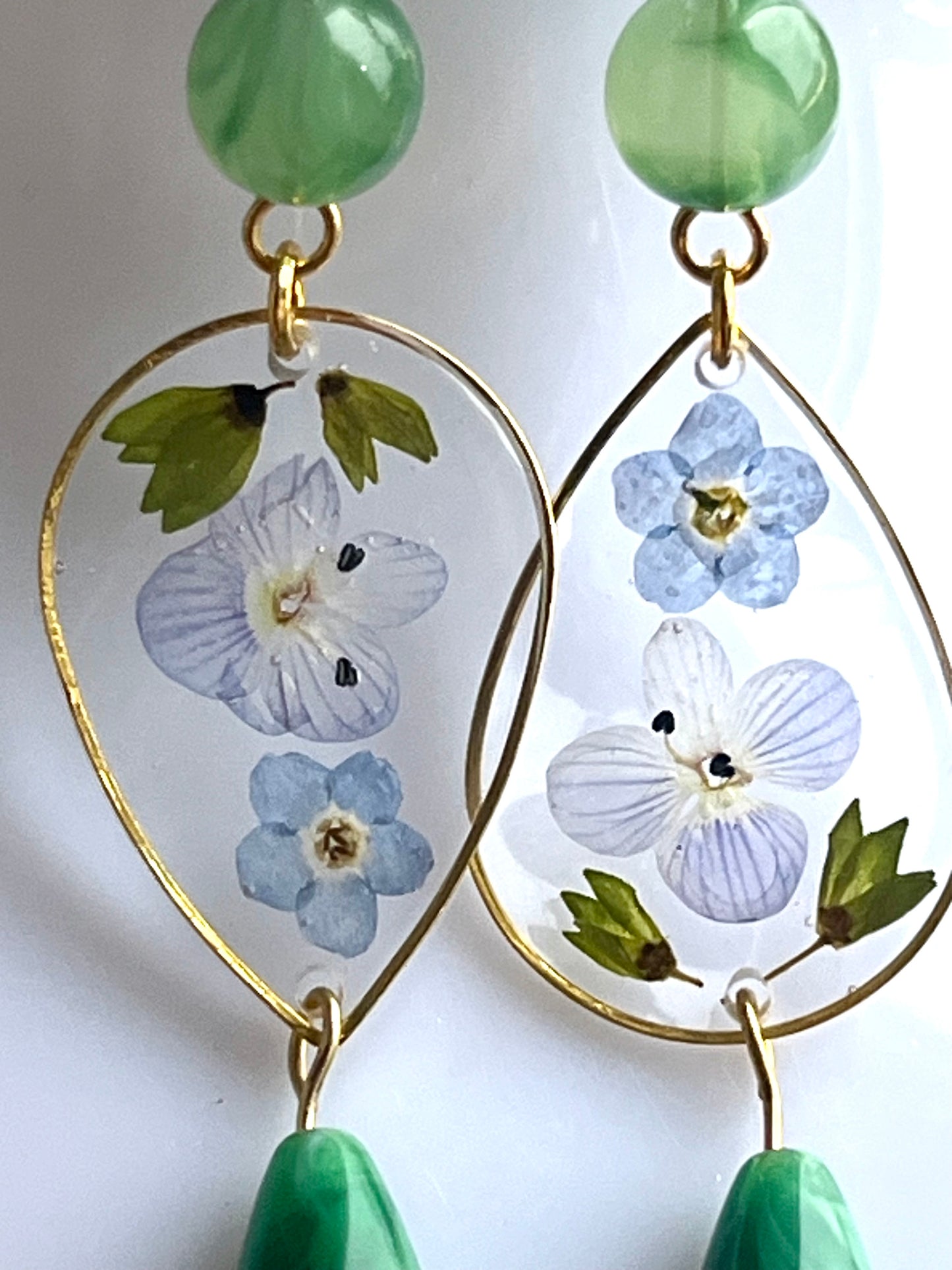 Boucles d’oreilles « Papillon des Fleurs »