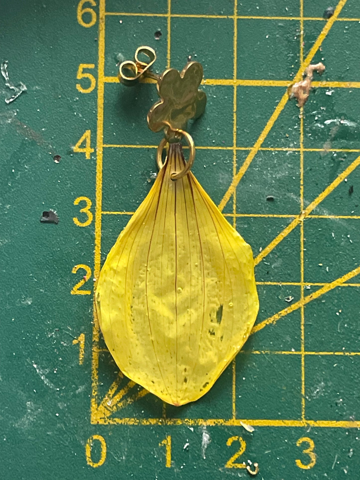 Parure bijoux pétales Dahlia