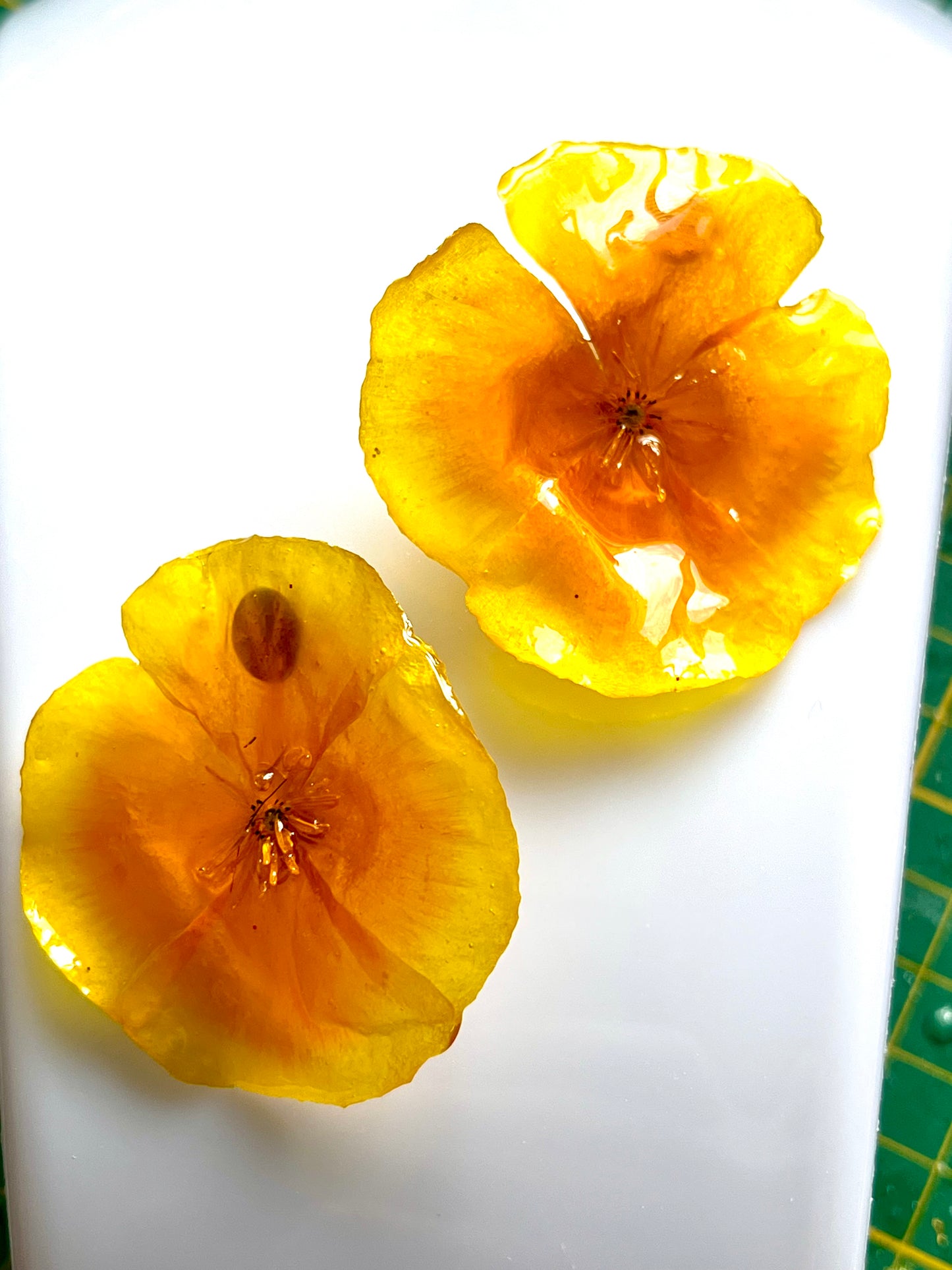 🌼 Boucles d’oreilles Fleurs de Pavot