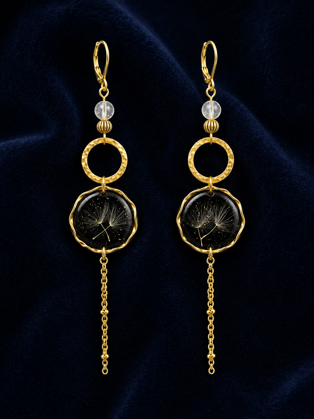 Boucles d’oreilles « Éclat de Pissenlit