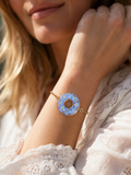 Bracelet Couronne fleurie Miosotis